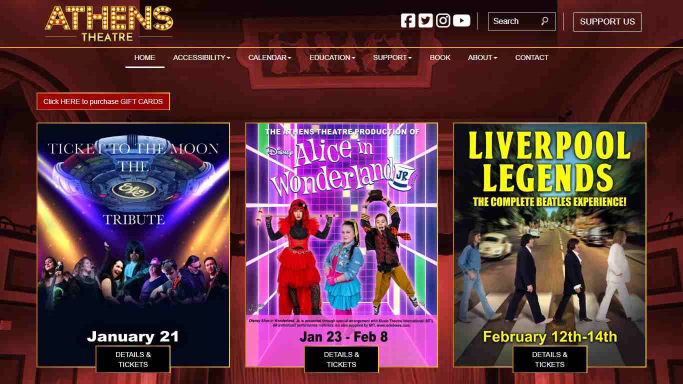 Home - Athens Theatre | Deland, Florida